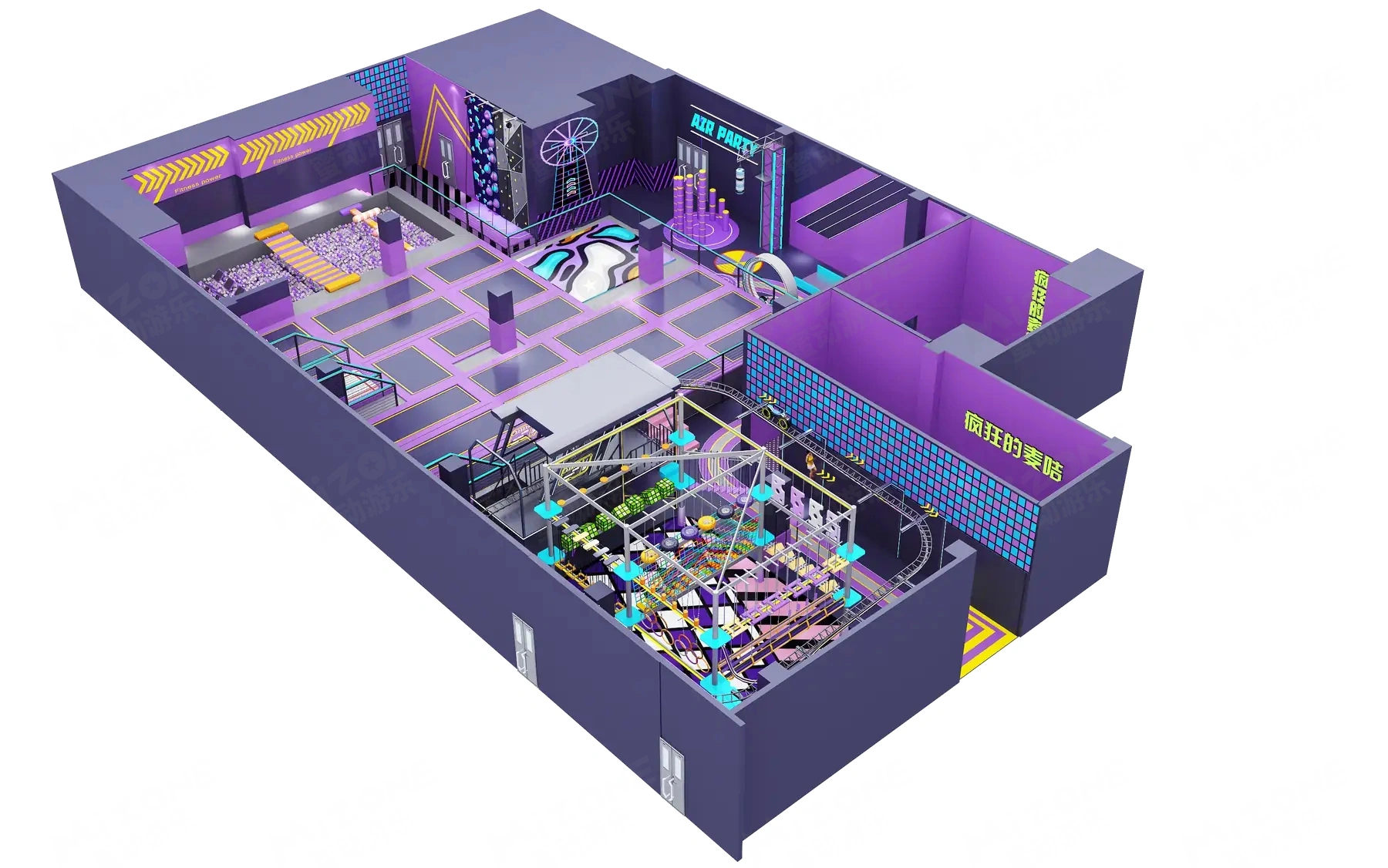 Shenzhen Air Party Trendy Sports Gym
