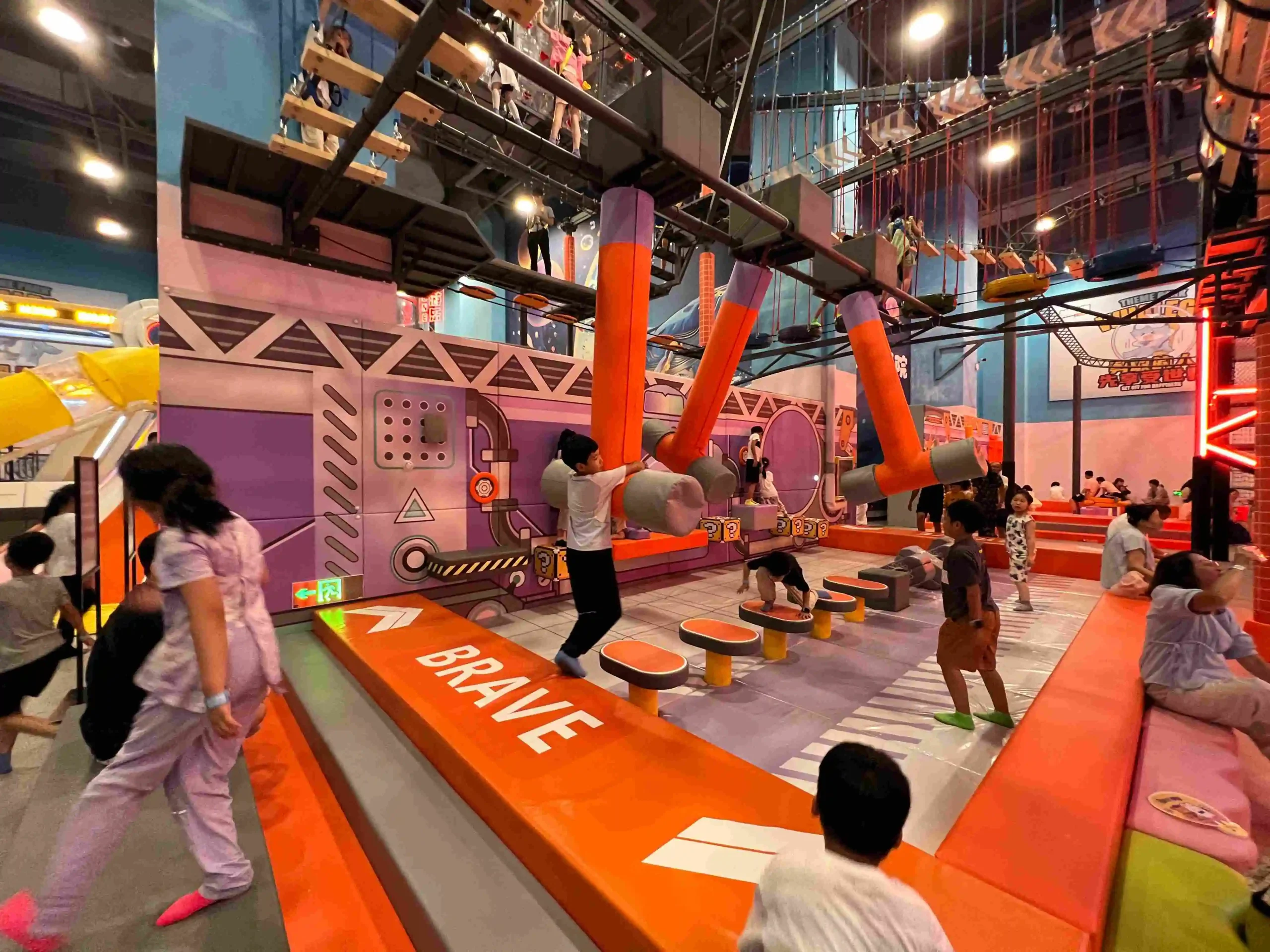 Mizone Amusement Riyadh Mall Adventure Park Installation